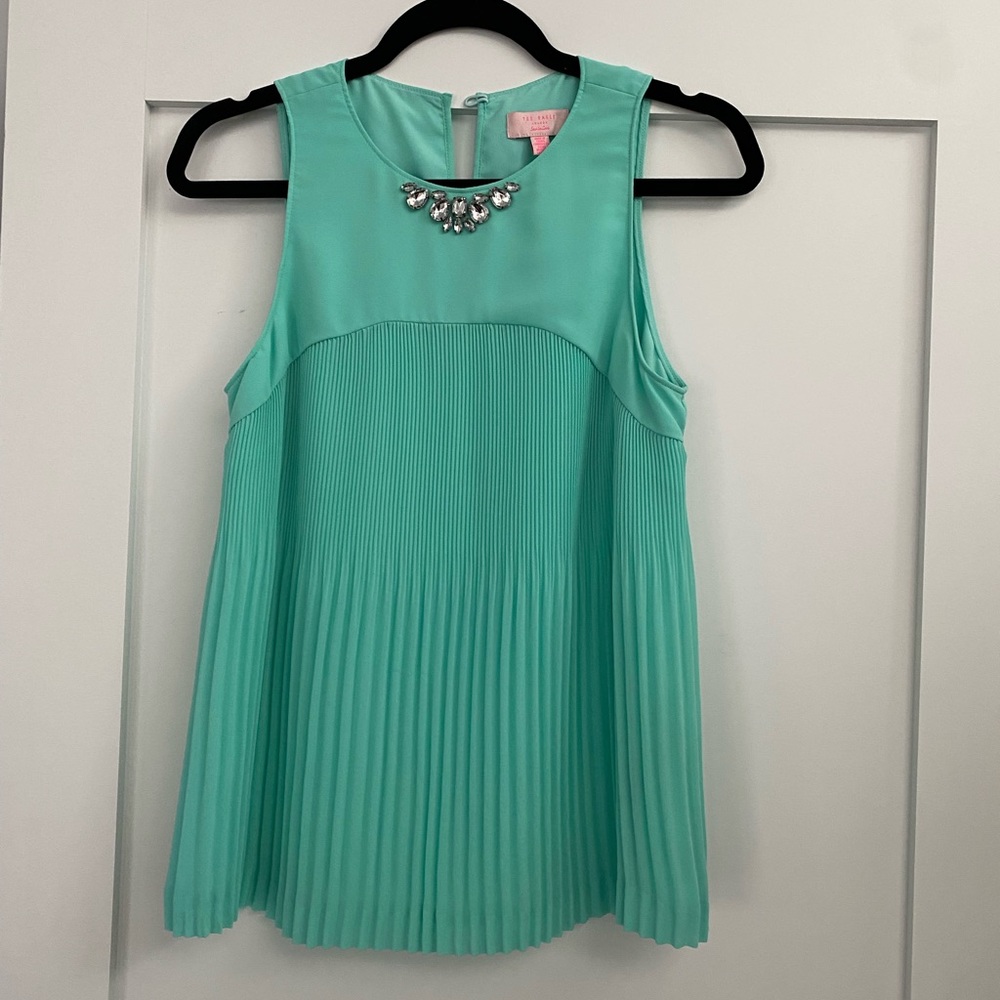 Ted Baker London dressy sleeveless top! with built in Rhinestones